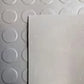 Grey Rubber Flooring Matting Roll - 3mm Thick - Non Slip Coin Pattern