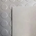 Grey Rubber Flooring Matting Roll - 3mm Thick - Non Slip Coin Pattern