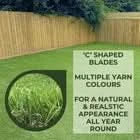 25mm Artificial Grass Natural and Realistic Looking Fake Lawn Astro Turf