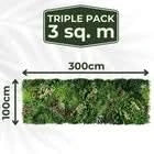 Artificial Plant Wall Panels Realistic Indoor / Outdoor 1m x 1m