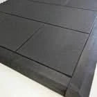Interlocking Rubber Gym Mat Floor Tiles 90cm x 90cm x 14mm & Edge Strips