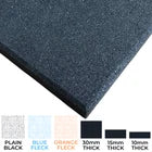 Rubber Heavy Duty Gym Mat Floor Tiles 10 Styles Non-Slip Noise Reduction 1M x 1M