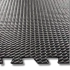 Horse Stable Floor Mats Interlocking EVA Non-Slip Rubber - 6 Piece Jigsaw Design