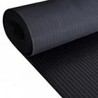 Wide Broad Ribbed Rubber Flooring Matting for Garage, Van Car Roll Mat