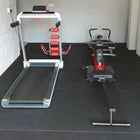 Rubber Heavy Duty Gym Mat Floor Tiles Treadmill Non-Slip Noise Reduction 1M x 1M