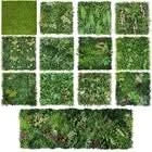 Artificial Plant Wall Panels Realistic Indoor / Outdoor 1m x 1m
