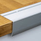 Aluminium Stair Nosing 1m Silver Edge Trim Anti-Slip Anodised Step Nose 69x55 mm