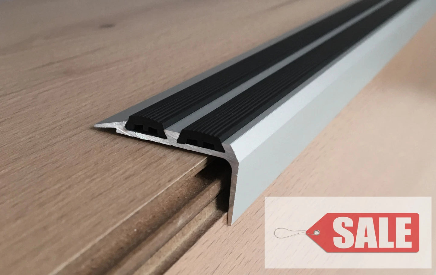 Aluminium Stair Nosing Edge Trim Step Edging 900x35x20mm Carpet Nosings