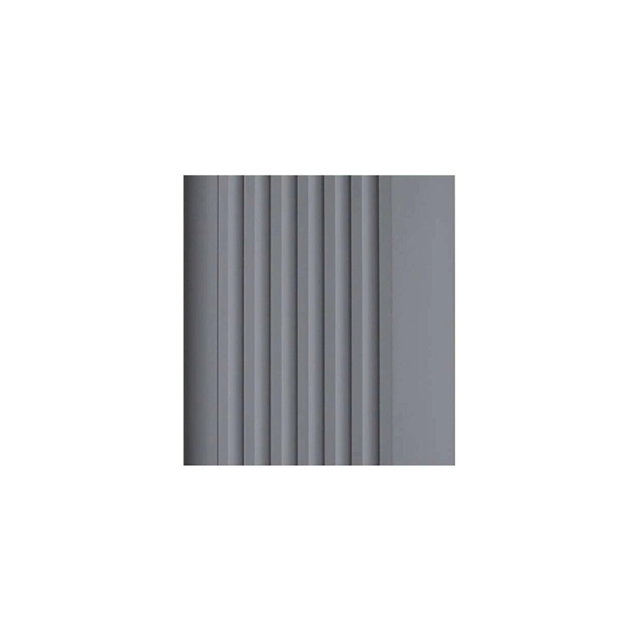 Stair Nosing PVC Anti-Slip 70x40mm 1.2m Black Flexible Wavy Safety Edge Grooved