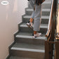 15PC Step Edge Trim Stair Nosing Rubber 90cm Non-Slip Bullnose Strip 50x25mm