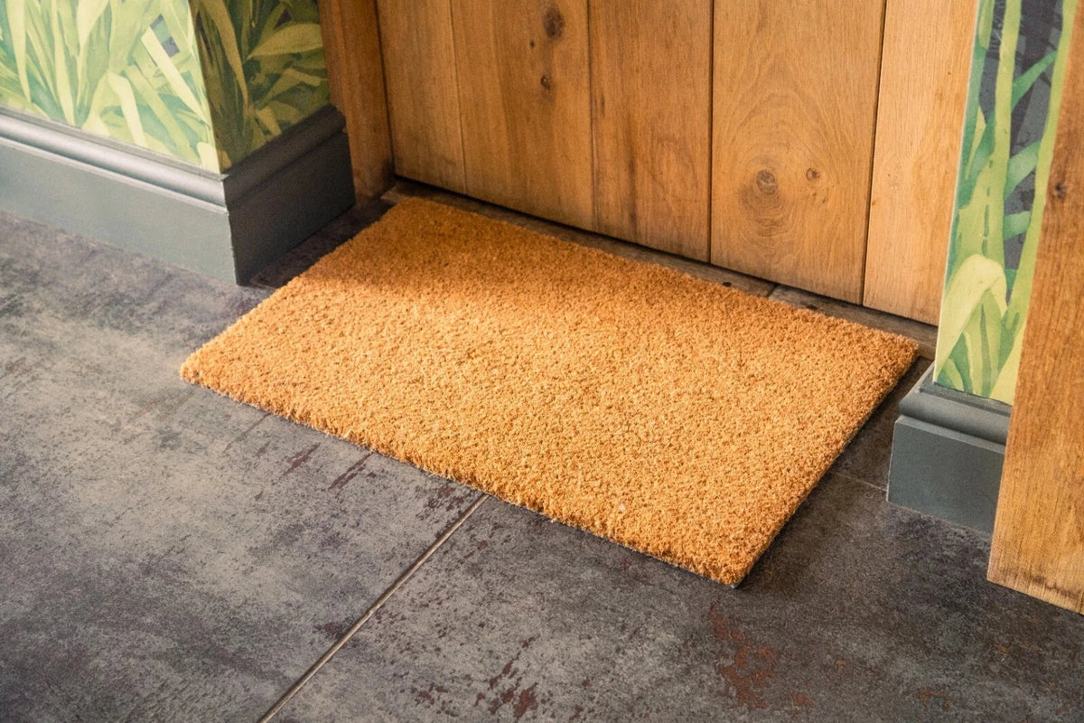 THICK Heavy Duty Entrance Door Matting Indoor Outdoor Natural Coconut Coir Mats
