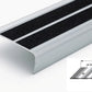 Stair Nosing Anti-Slip Trim Aluminium 1m – 48/58/75 mm width Edge Step Nose