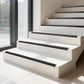 Aluminium Stair Nosing Edge Trim Step Nose Edging Carpet - Silver / Black