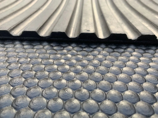 Gym Soiled Rubber Flooring mat, 12mm Thickness (6ft x 4ft),Special Price