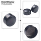 Stylish Black Handrail End Cap for Round Stair Treads Fits 45mm Diameter