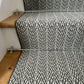 Herringbone Stair Runners Very Long For Stairways Hallways Border Carpet Rugs