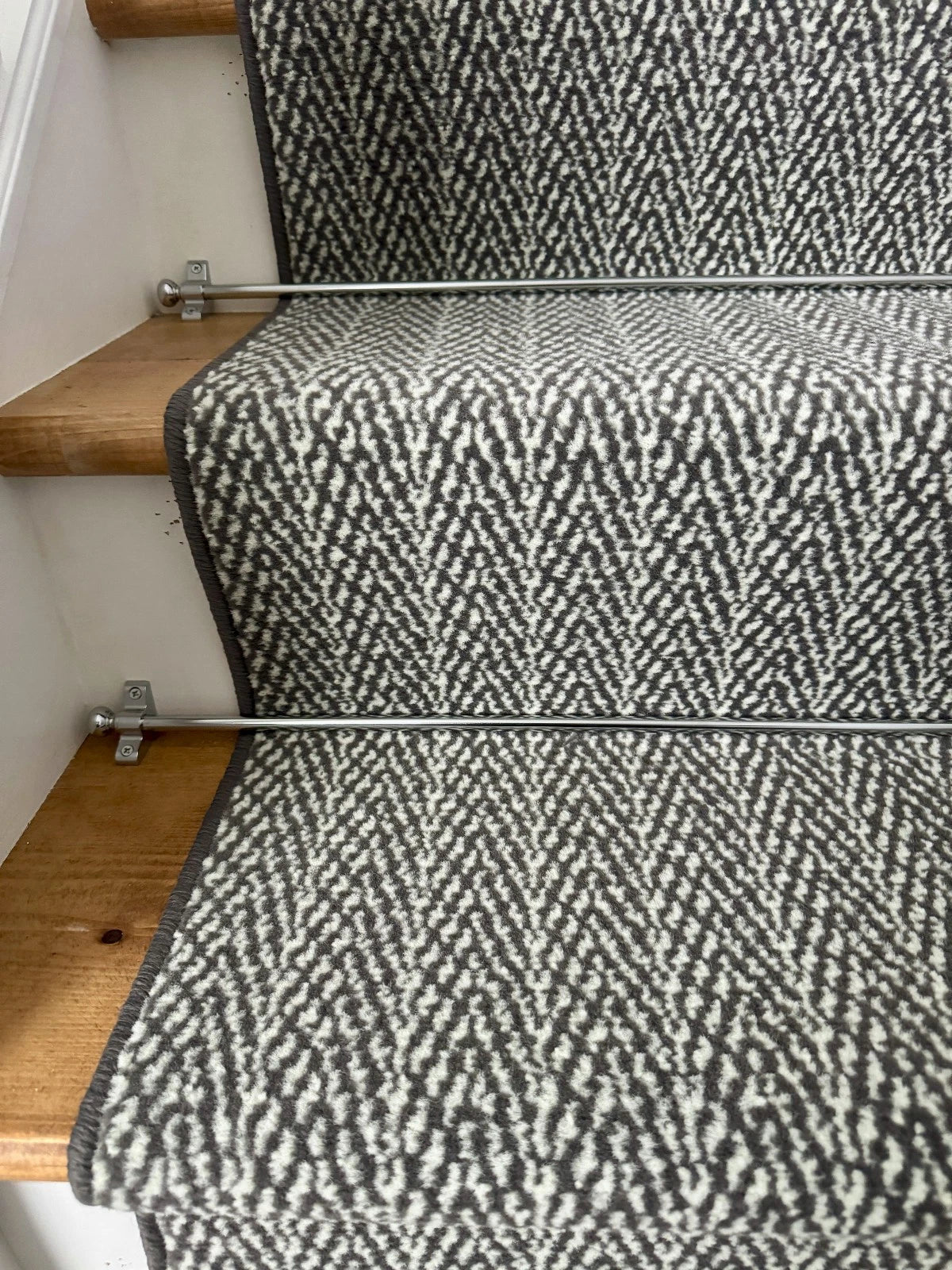 Herringbone Stair Runners Very Long For Stairways Hallways Border Carpet Rugs