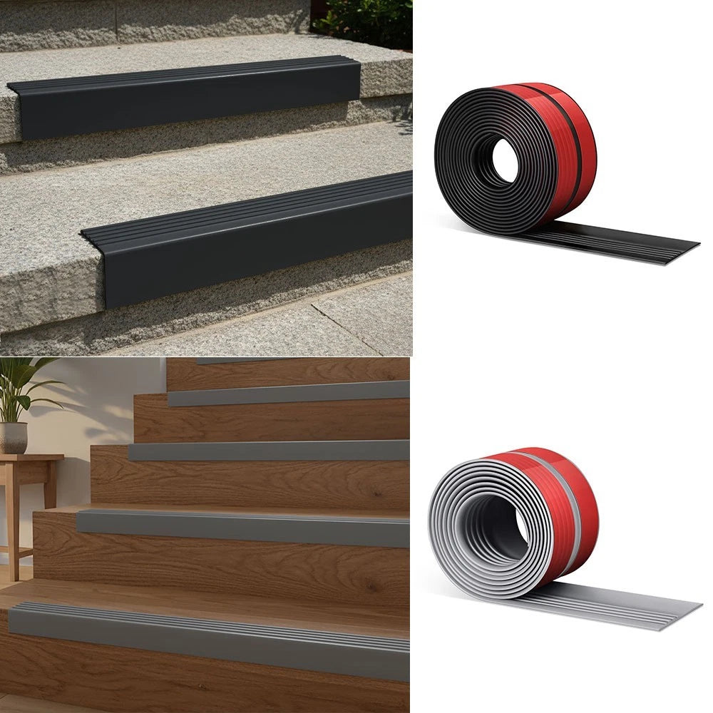 3/6/12M Stair Nosing Non-Slip Edge Trim Step Nose Edging Nosings Self Adhesive