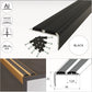 1.8m ALUMINIUM STAIR NOSING EDGE TRIM STEP NOSE EDGING NOSINGS FOR CARPET WOOD