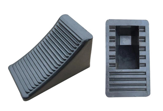 Tebery Solid Rubber Heavy Duty Wheel Chock by