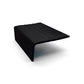Stair Nosing Black PVC 75mm Tread x 34mm Riser Slip-Resistant 2.75m Flexible Rib