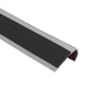 Stair Nosing, Vinyl Stair Edge Protector, Easy to Install, 6.6Ft, Black & Grey