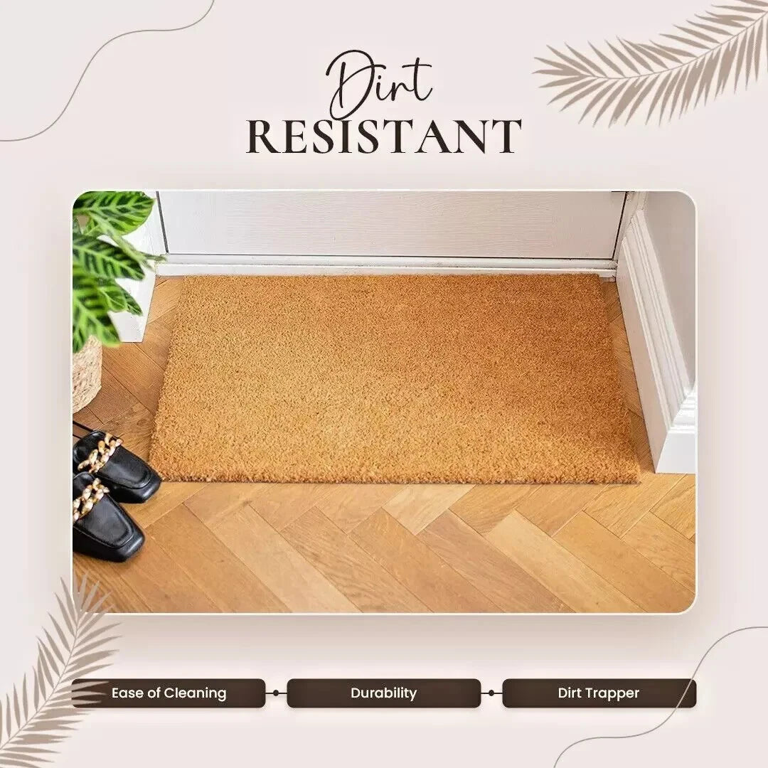 Door Mat Coir Entrance Matting Heavy Duty Lift Dirt Foyer Lobby Reception Mats