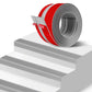 Self Adhesive Stair Nosing Rubber PVC Non-Slip Step Edge Trim Bullnose Strip 4mm