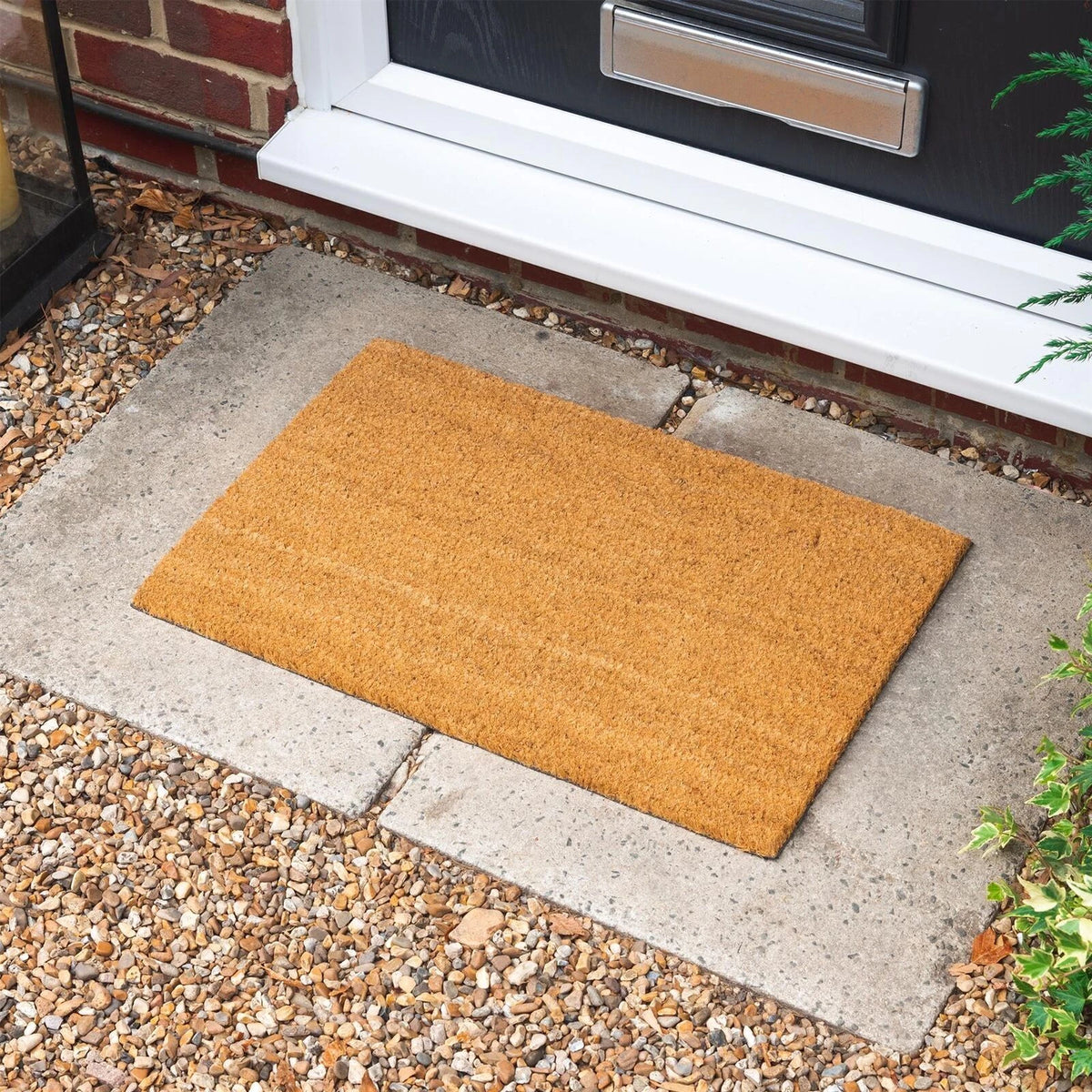 Heavy Duty Coir Welcome Matting Indoor/Outdoor Foyer Lobby Reception Door Mat