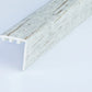 STAIR NOSING EDGE UPVC WOOD EFFECT -TRIM- EDGING NOSING 30 x 30mm - 900 mm