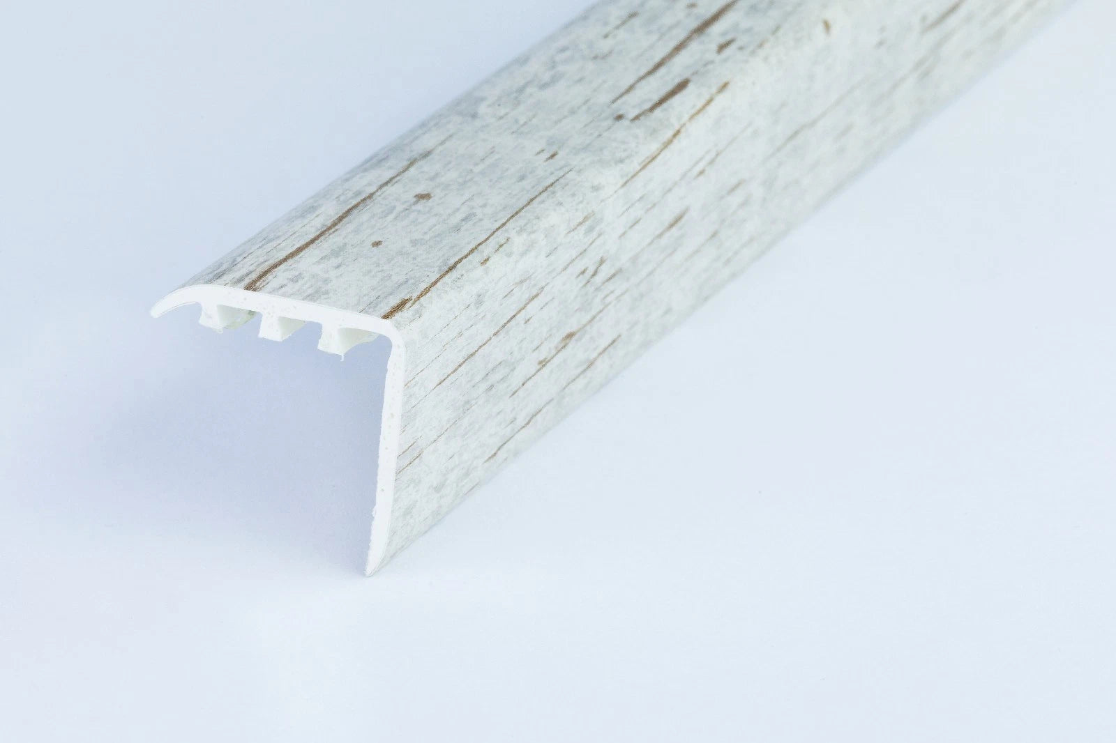 STAIR NOSING EDGE UPVC WOOD EFFECT -TRIM- EDGING NOSING 30 x 30mm - 900 mm