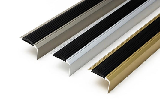 Anodised Aluminium Stair Nosing Edge Trim Step Nose Edging 1.20m/ 47.24in Length