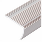 Stair Nosing L-Shape 5pcs 90cm Champagne Aluminium Anti-Slip Insert Pre-Drilled
