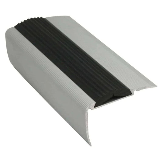 Aluminium Stair Nosing Non Slip Edge Trim Step Nose Edging Trim 57 x 33mm 2.7m
