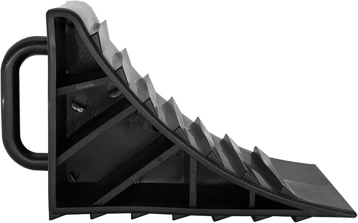 Heavy Duty Wheel Chocks Stoppers Block with Handles for Car Trailers