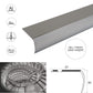 Anti Slip Bullnose Stair Nosings Step Nosing For Carpets Carpet Tiles 57x 40mm