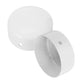2Pcs Stainless Steel Stair Railing End Caps Durable White Handrail Covers