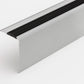 Aluminium Stair Nosing Anti Slip Anodised Silver Step Nose Edging 58 x 80 mm