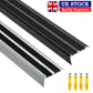 Stair Edge Nosing - Grey / Black - Trim Step Nose Edging Nosings Carpet 900mm