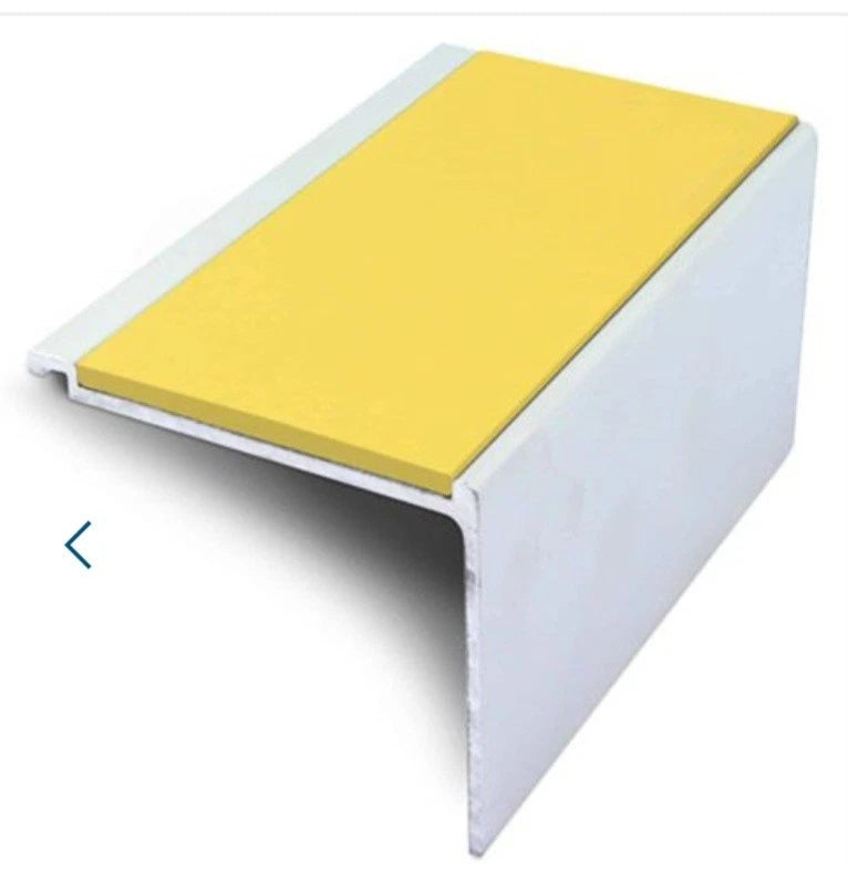 12 Commercial Stair Nosing Yellow Anti Slip - Various Sizes