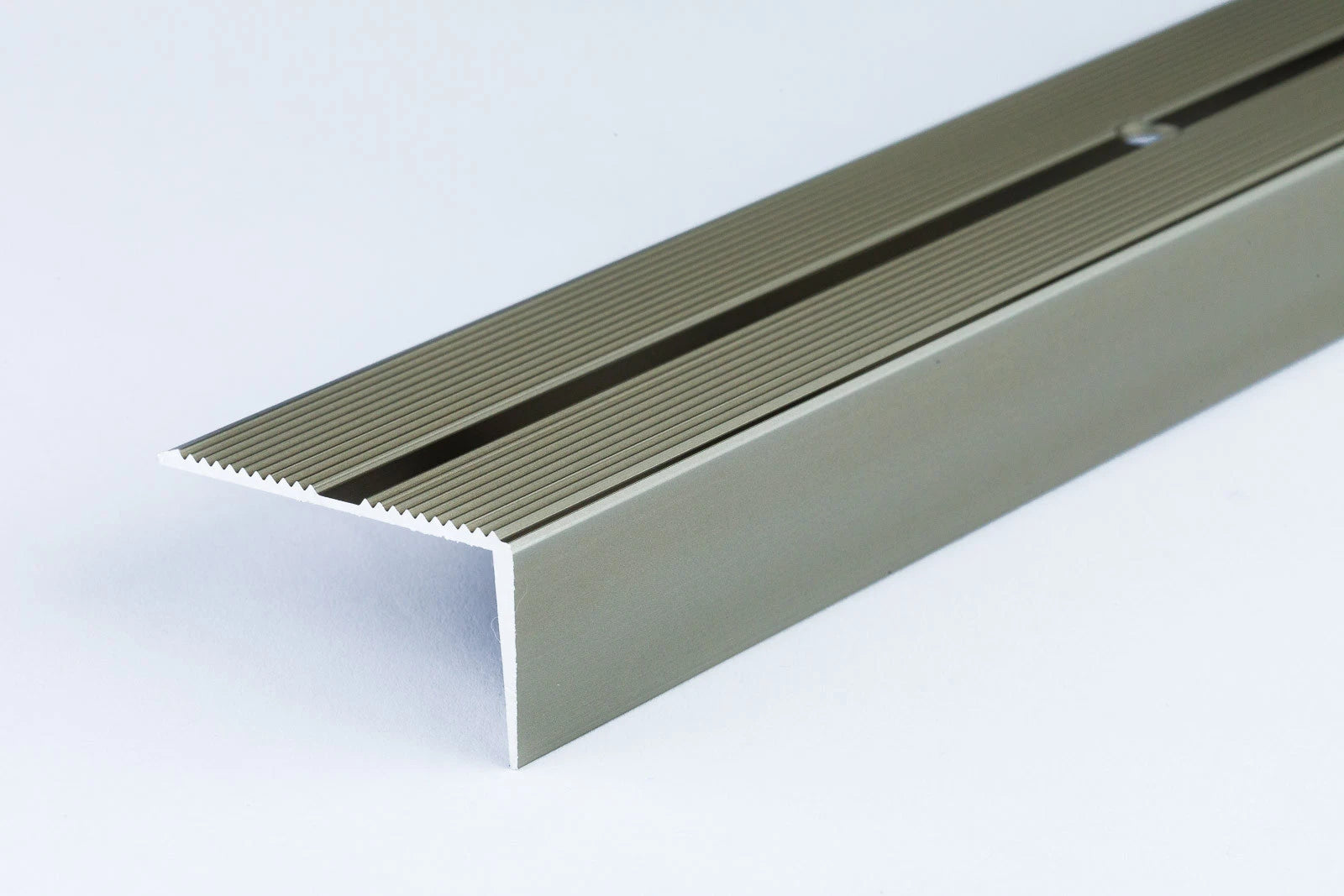 Stair Nosing Anodised Aluminium Anti Non Slip Edge 40mm x 20mm - 2M (78.74"),