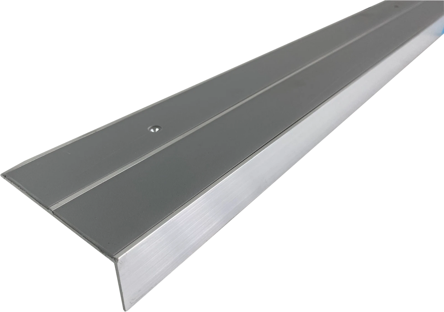 Aluminium Anti Slip Stair Nosing 85x 32mm Step Nosing Edge Profile Trim 3.22m