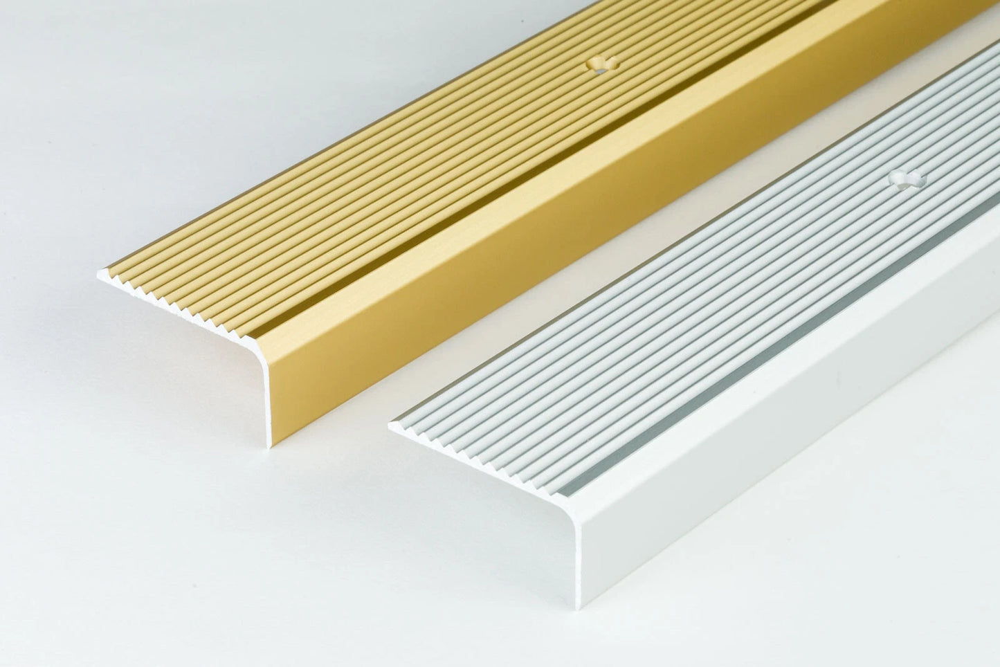 Aluminium Stair Nosing Anodised Edge Trim Step Nose Edging Nosings 44x20mm x 1M