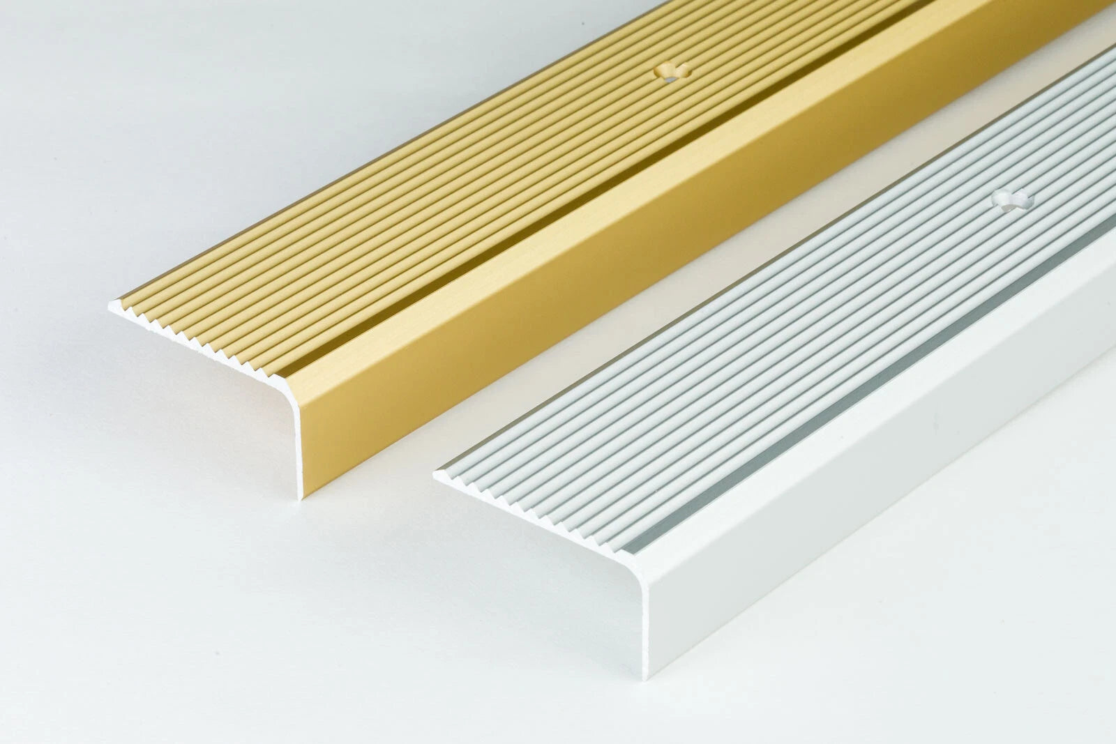 Aluminium Stair Nosing Anodised Edge Trim Step Nose Edging Nosings 44x20mm x 1M