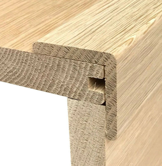 Solid Oak Cushion Corner L Bead I 0.9m I Edge Nosing I 20/25/30/40/45mm