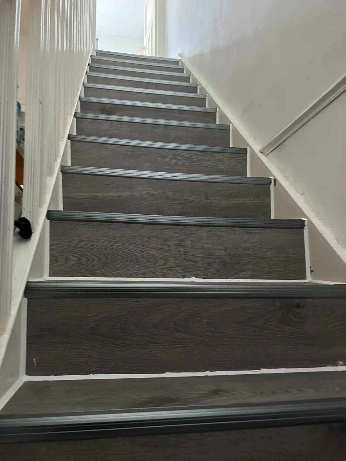 Stair Nosing Edge Trim Strips Aluminum Alloy Step Protector 0.9M black