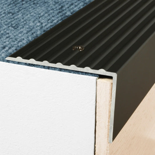 2.7m Aluminium Stair Edge Nosing Trim Step Nose Edging Nosings 65 x 42mm