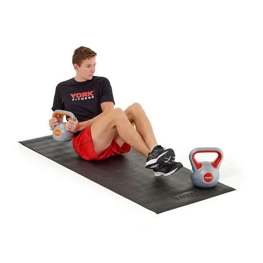 York Equipment Mat Gym Floor Protector for Exercise Bike Treadmill Cross Trainer