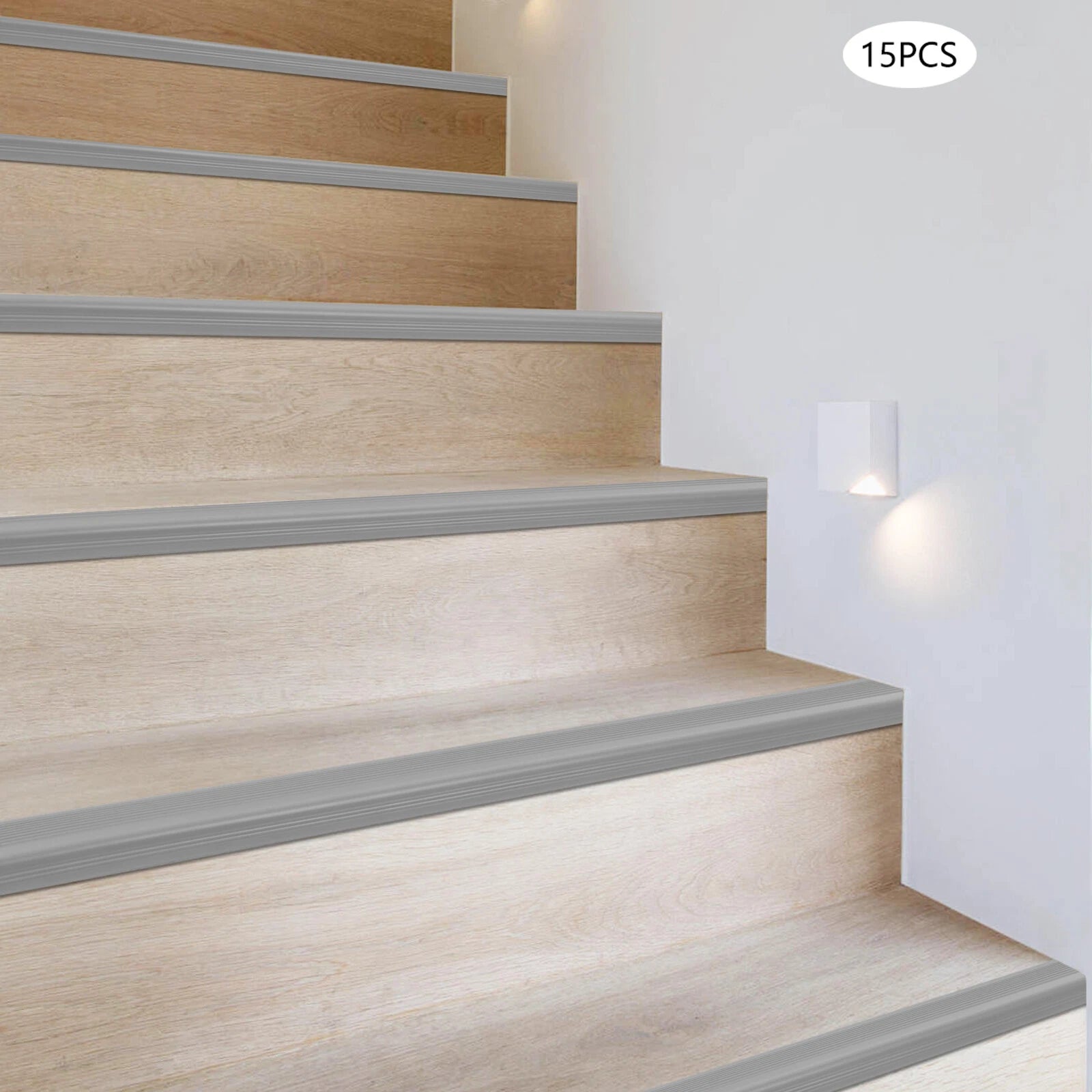 Stair Edge Anti-skid Strip Step Edge Protector Non-Slip Edge Protect Grey
