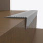 PVC Stair Nosing Non Slip RDO Rubber Angle 50*25mm Step Edge Bullnose Quality